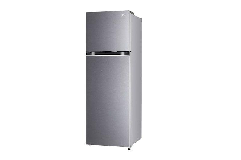LG 272L Double Door Refrigerator, Smart Diagnosis™, Dazzle Steel Finish, 2 Star, GL-N312SDSY