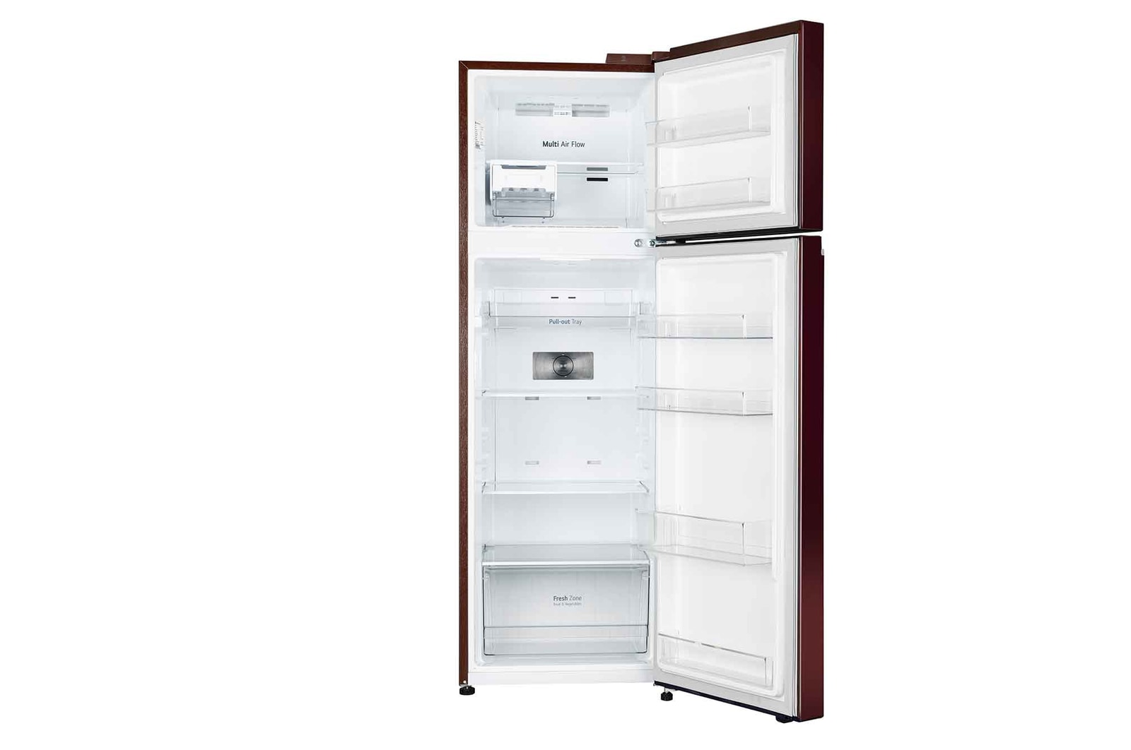 front view with door open