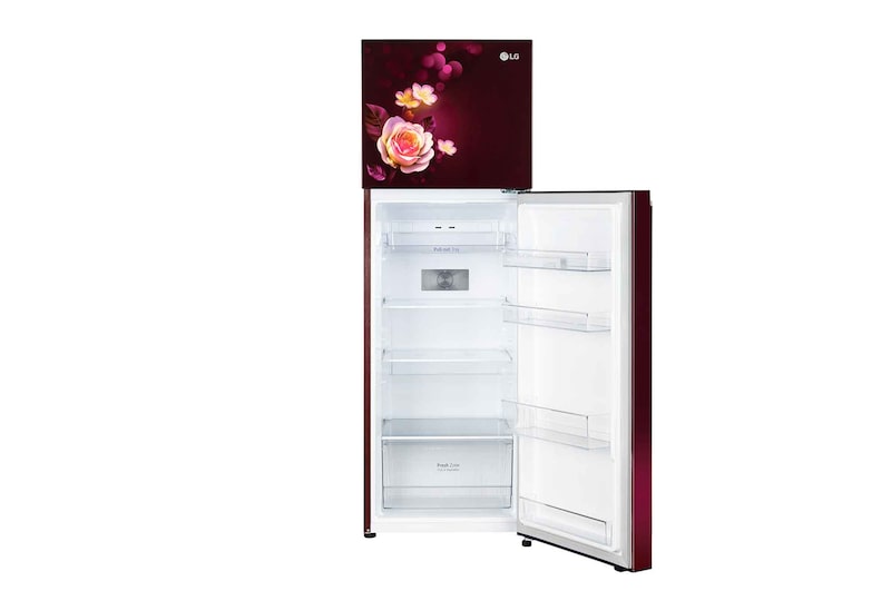 front view with bottom door open