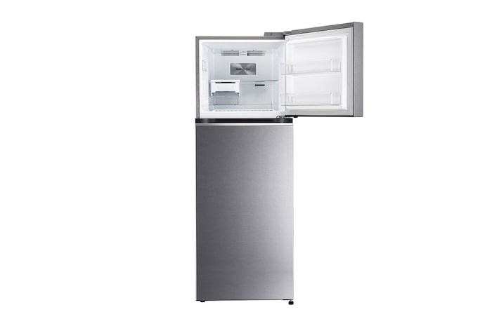 LG 322L Double Door Refrigerator, Smart Diagnosis™, Multi Air Flow, Dazzle Steel Finish, 2 Star, GL-N342SDSY