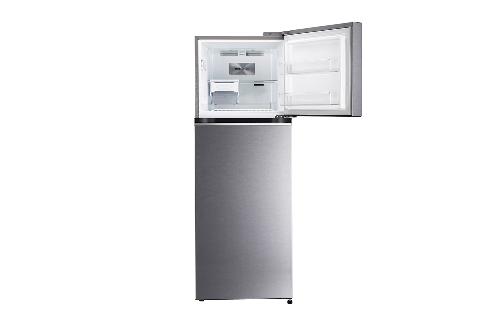 LG 322L Double Door Refrigerator, Smart Diagnosis™, Multi Air Flow, Dazzle Steel Finish, 2 Star, GL-N342SDSY