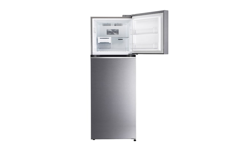 LG 322L Double Door Refrigerator, Smart Diagnosis™, Multi Air Flow, Dazzle Steel Finish, 2 Star, GL-N342SDSY