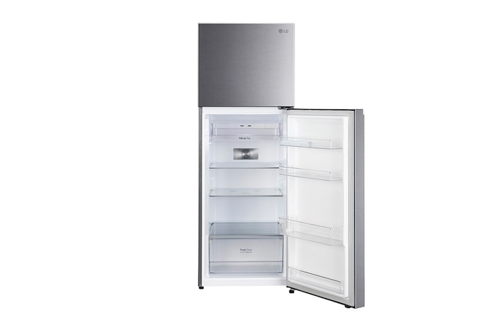 LG 322L Double Door Refrigerator, Smart Diagnosis™, Multi Air Flow, Dazzle Steel Finish, 2 Star, GL-N342SDSY