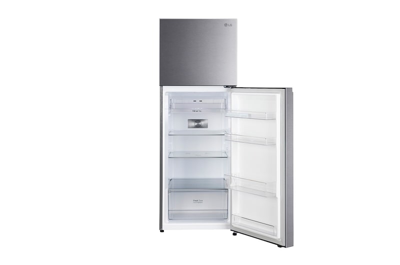 LG 322L Double Door Refrigerator, Smart Diagnosis™, Multi Air Flow, Dazzle Steel Finish, 2 Star, GL-N342SDSY