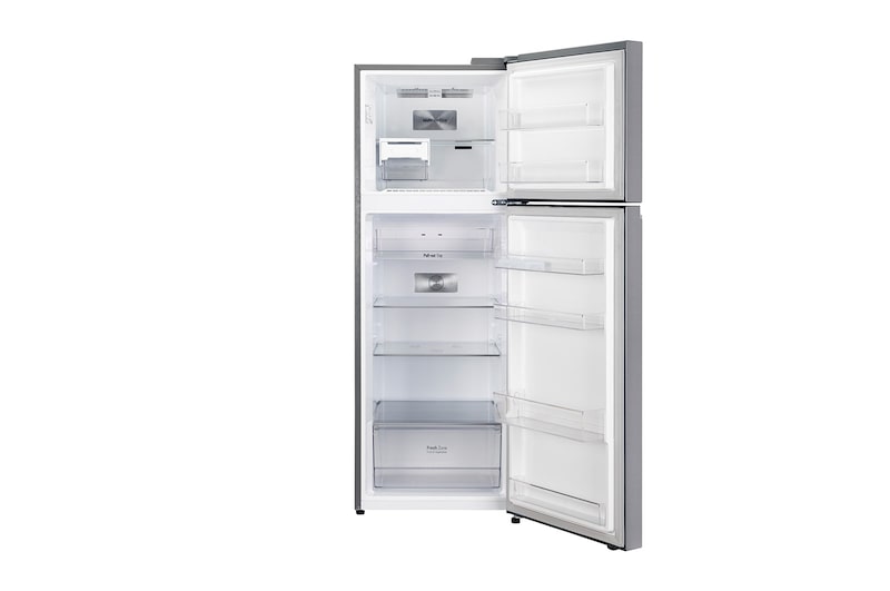 LG 322L Double Door Refrigerator, Smart Diagnosis™, Multi Air Flow, Dazzle Steel Finish, 2 Star, GL-N342SDSY