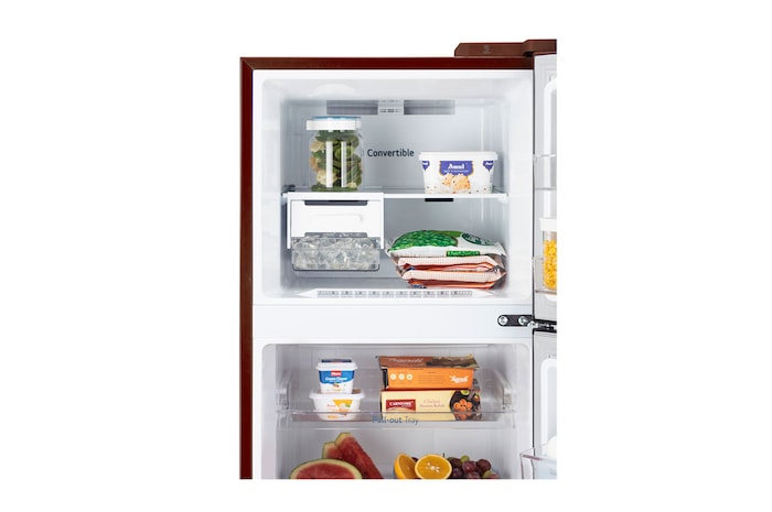 LG GL-S262SSLX Refrigerators Refrigerator Front Top Door open View