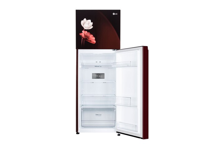 LG GL-S262SSLX Refrigerators- Refrigerator Front-Bottom Door Open