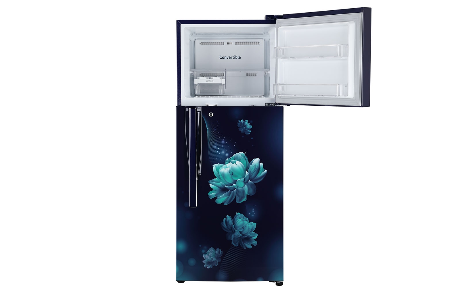 LG 240L Double Door Refrigerator, MOIST ‘N’ FRESH, Blue Charm Finish, 2 Star, GL-S292RBCY