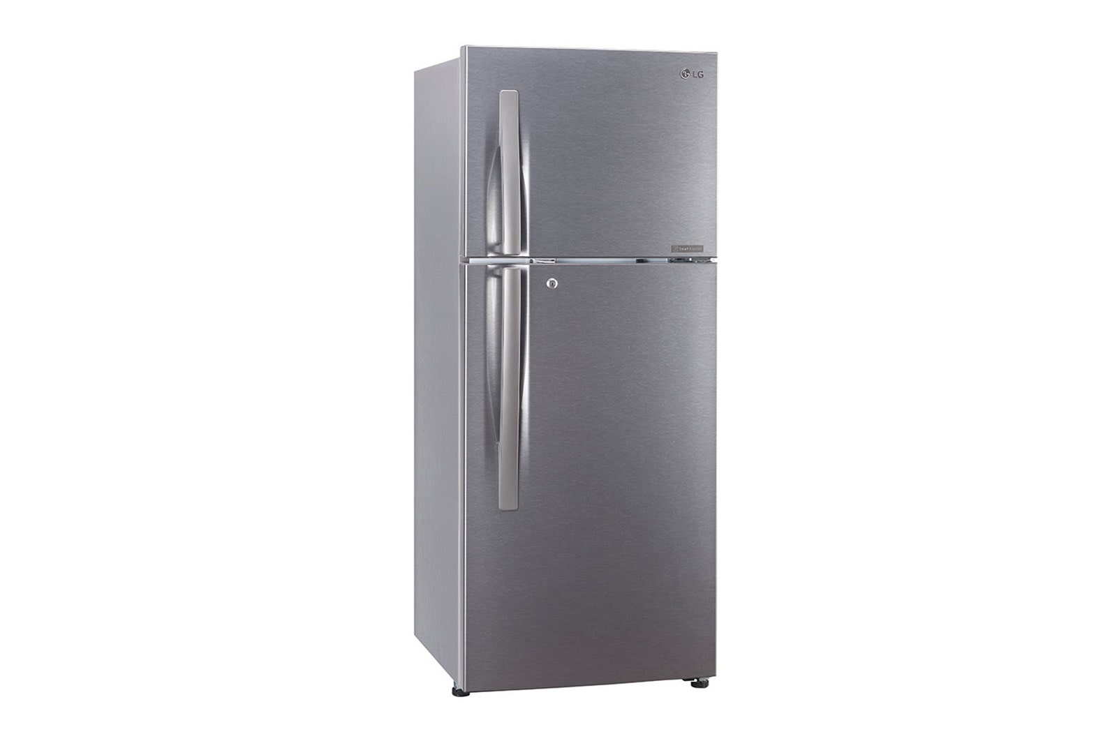 LG 240L Double Door Refrigerator, Convertible, Smart Inverter Compressor, Dazzle Steel Finish, 2 Star, GL-S292RDSY