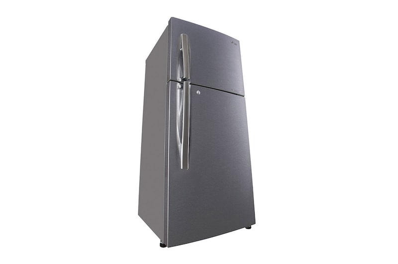 LG 240L Double Door Refrigerator, Convertible, Smart Inverter Compressor, Dazzle Steel Finish, 2 Star, GL-S292RDSY
