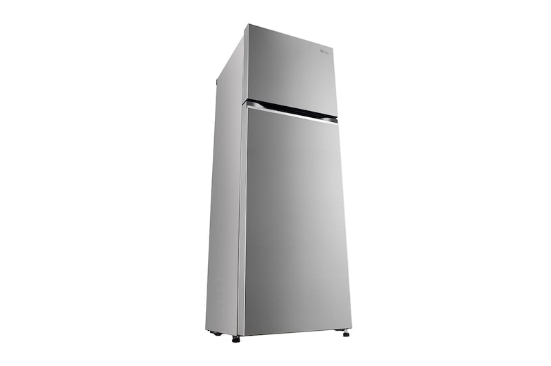 LG 272L Double Door Refrigerator, Convertible, Multi Air Flow, Shiny Steel, 2 Star, GL-S312SPZY
