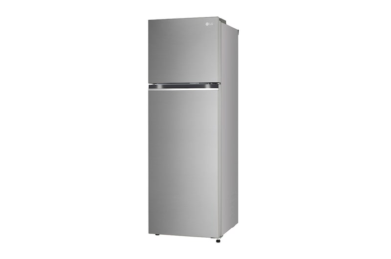 LG 272L Double Door Refrigerator, Convertible, Multi Air Flow, Shiny Steel, 2 Star, GL-S312SPZY