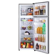 LG 288L, 2 Star, Smart Inverter Compressor, Convertible, Smart Diagnosis™, Shiny Steel Finish, Frost-Free Double Door Refrigerator, GL-S322SPZY