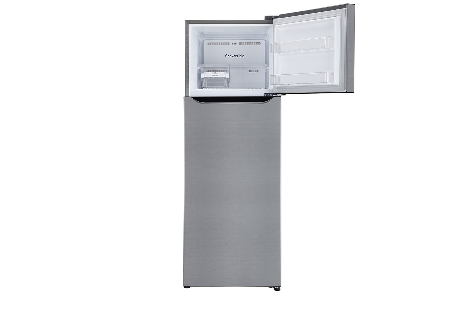 LG 288L, 2 Star, Smart Inverter Compressor, Convertible, Smart Diagnosis™, Shiny Steel Finish, Frost-Free Double Door Refrigerator, GL-S322SPZY