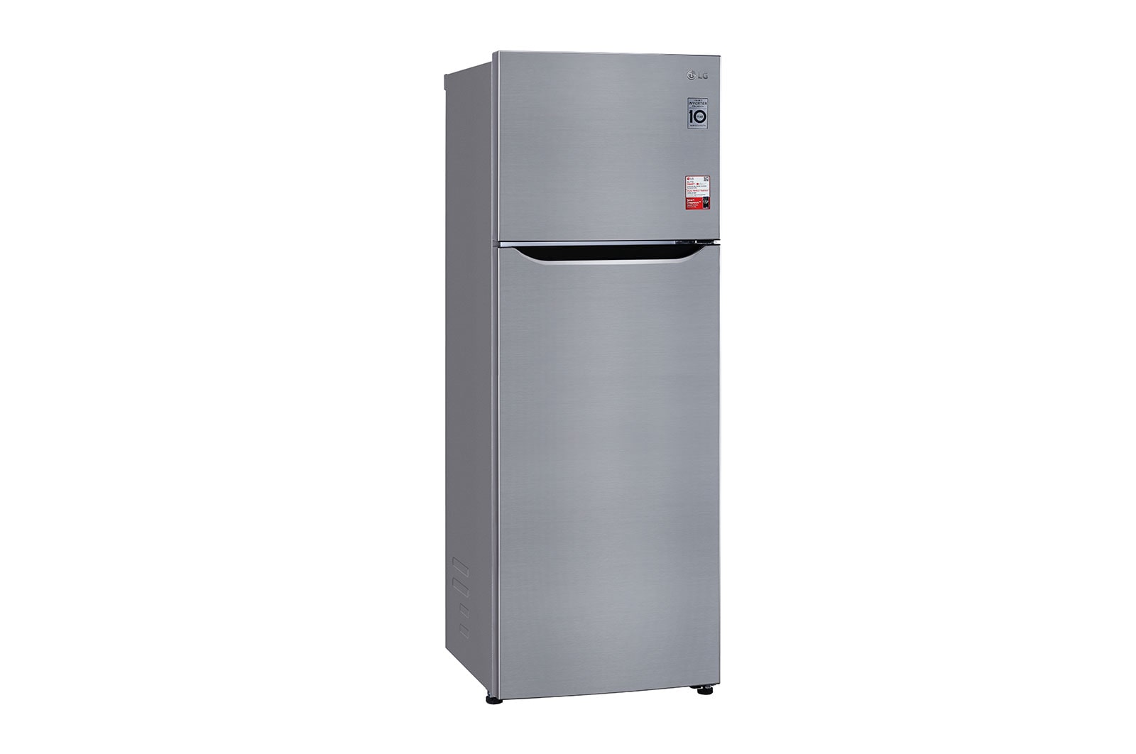 LG 288L, 2 Star, Smart Inverter Compressor, Convertible, Smart Diagnosis™, Shiny Steel Finish, Frost-Free Double Door Refrigerator, GL-S322SPZY