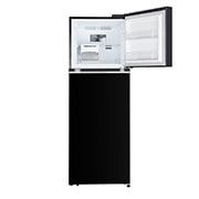 front view with top door open