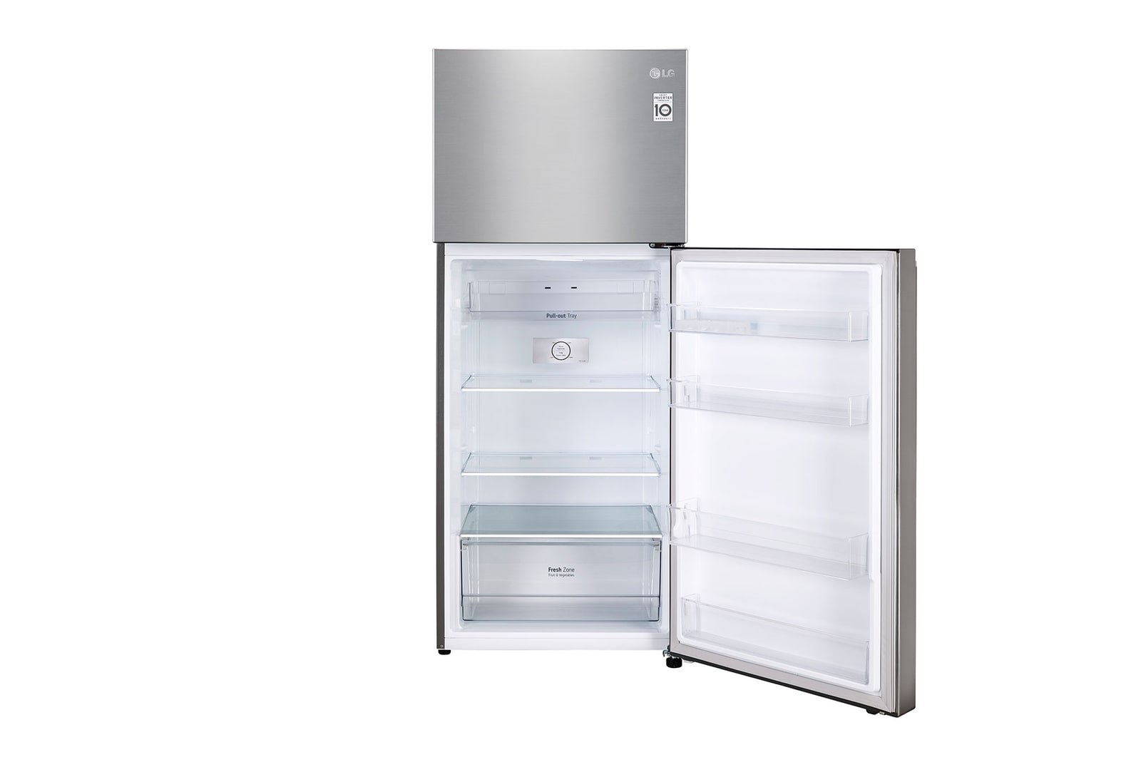 bottom door open view