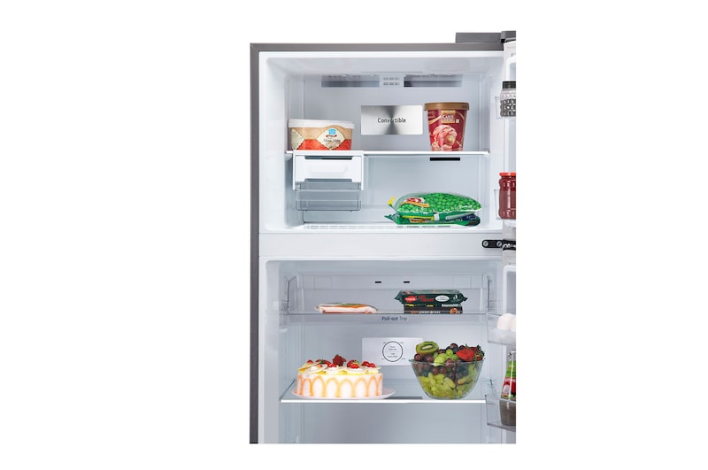 LG GL-S422SPZX -Refrigerators-Front-View-Top-Door-Open