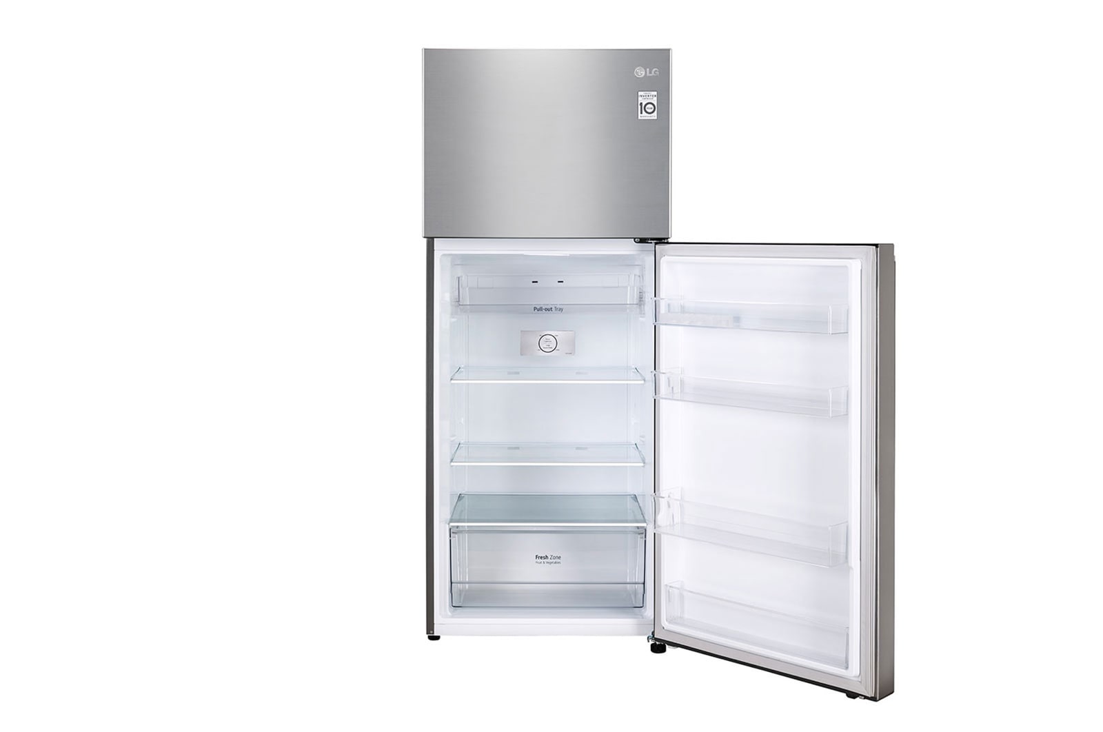 GL-S422SPZYRefrigerators-Front-View-Bottom-Door-Open