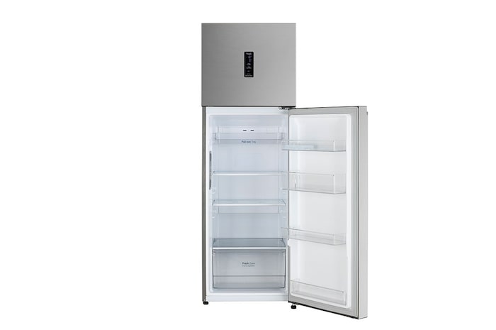 LG 272L Double Door Refrigerator, LG ThinQ™, Wi-Fi Convertible, Door Cooling+™, Shiny Steel, 3 Star, GL-T312TPZX