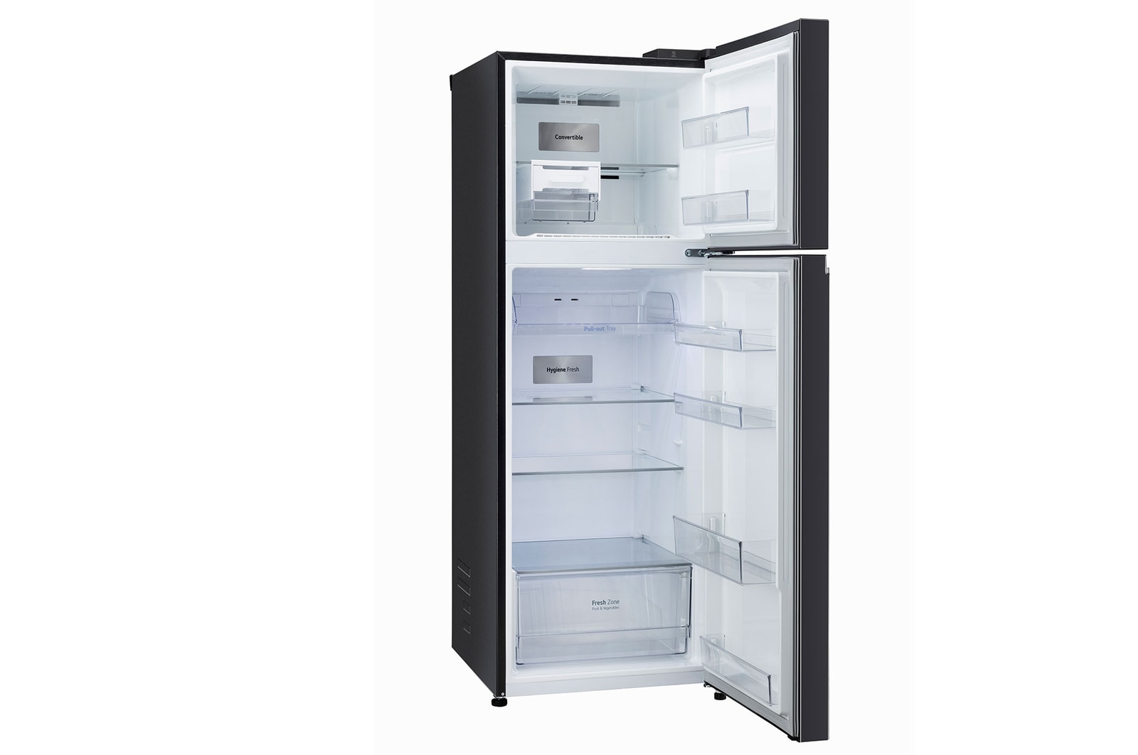 LG-GL-T342TESX-Refrigerators-Left-View-Door-Open-Without-Content