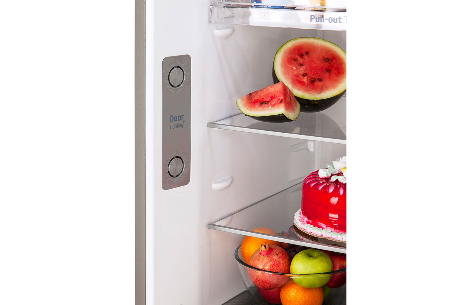 LG 322L Double Door Refrigerator, Wi-Fi Convertible, DoorCooling+™, Smart Diagnosis™, Shiny Steel, 2 Star, GL-T342TPZY