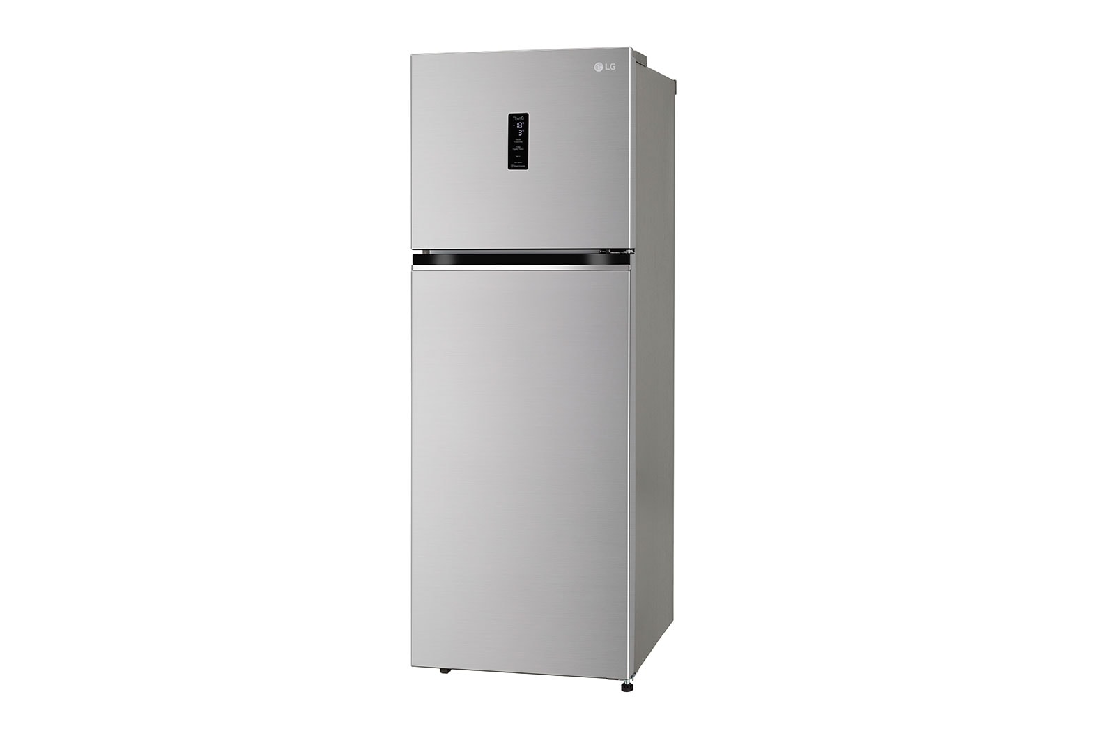 LG 322L Double Door Refrigerator, Wi-Fi Convertible, DoorCooling+™, Smart Diagnosis™, Shiny Steel, 2 Star, GL-T342TPZY