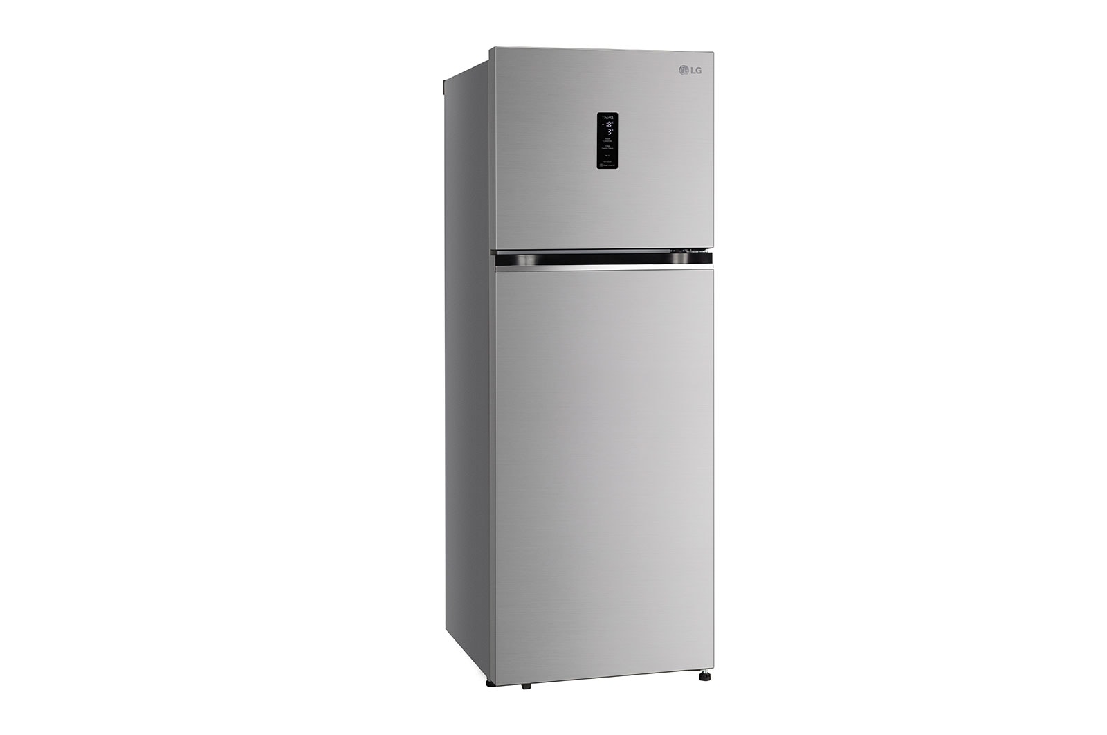 LG 322L Double Door Refrigerator, Wi-Fi Convertible, DoorCooling+™, Smart Diagnosis™, Shiny Steel, 2 Star, GL-T342TPZY