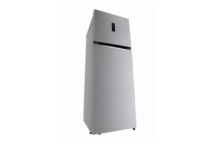 LG 343L Double Door Refrigerator, Wi-Fi Convertible, Door Cooling™, Shiny Steel Finish, 3 Star, GL-T382TPZX