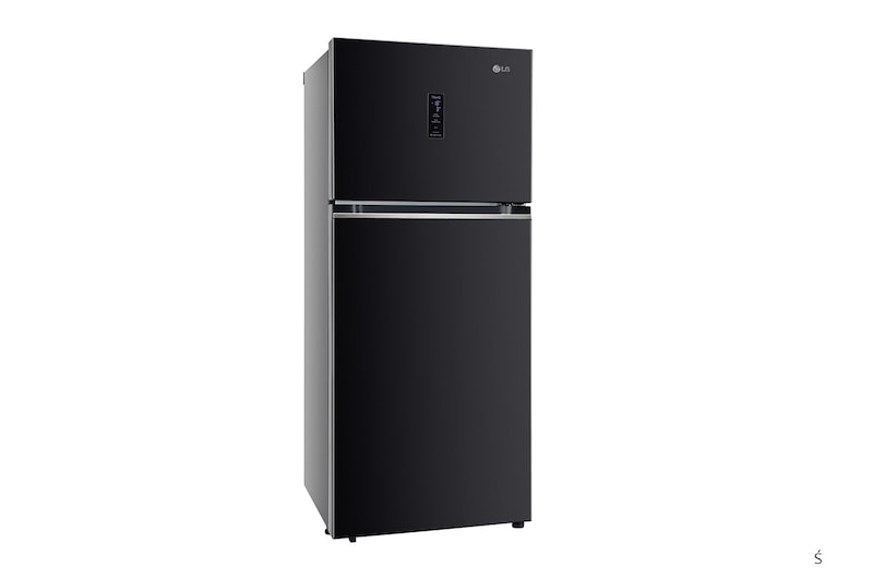 LG LG 380L Double Door Refrigerator , Wi-Fi Convertible Door Cooling™, Ebony Sheen Finish, 3 Star, GL-T412VESX