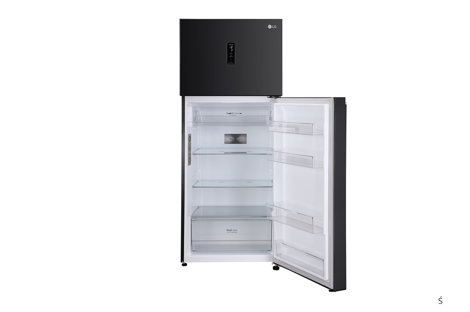 LG LG 380L Double Door Refrigerator , Wi-Fi Convertible Door Cooling™, Ebony Sheen Finish, 3 Star, GL-T412VESX