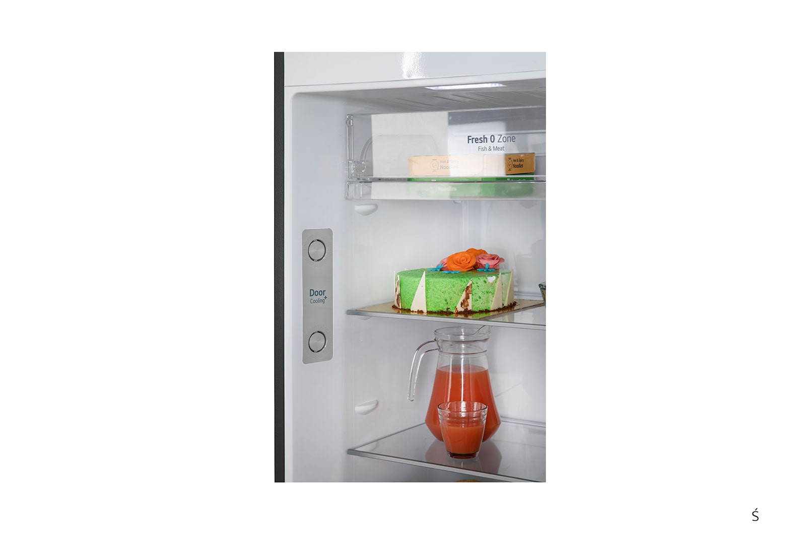 LG LG 380L Double Door Refrigerator , Wi-Fi Convertible Door Cooling™, Ebony Sheen Finish, 3 Star, GL-T412VESX