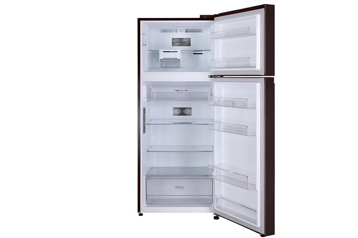 LG 380L Double Door Refrigerator, Convertible, Wi-Fi, Door Cooling™, Russet Sheen Finish, 3 Star, GL-T412VRSX