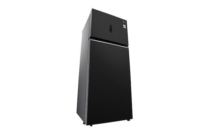 LG 398L Double Door Refrigerator, Convertible, Wi-Fi, Door Cooling™, Ebony Sheen Finish, 3 Star, GL-T422VESX
