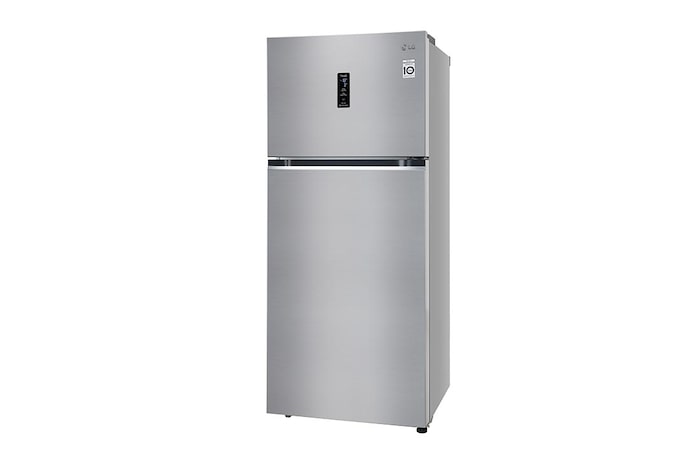 LG 398L Double Door Refrigerator, Convertible, Wi-Fi, Door Cooling™, Shiny Steel Finish, 3 Star, GL-T422VPZX