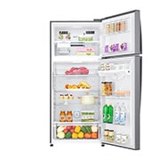 LG 506L, 1 Star, Smart Inverter Compressor, Wi-Fi, Hygiene Fresh+™, Shiny Steel Finish, Frost-Free Double Door Refrigerator, GN-H702HLHM