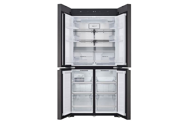 LG 614L French Door Refrigerator, Objet Collection, Door Cooling+™, Clay Brown-Beige Finish, 3 Star, GR-B24FQGJB