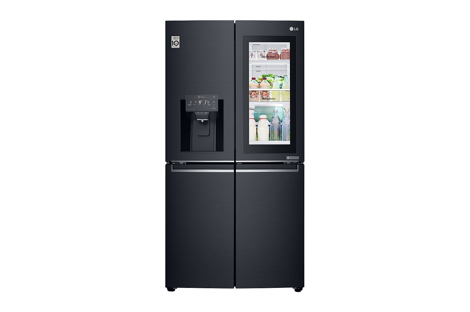 LG GR-X31FMQHL french door refrigerator front view