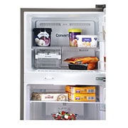 LG 240L, 2 Star, Smart Inverter Compressor, Convertible, Smart Diagnosis™, Shiny Steel Finish, Frost-Free Double Door Refrigerator, GL-S292SPZY