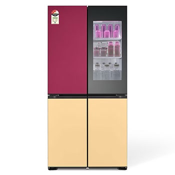 LG GR-A24FDMMB French Door Refrigerators front view