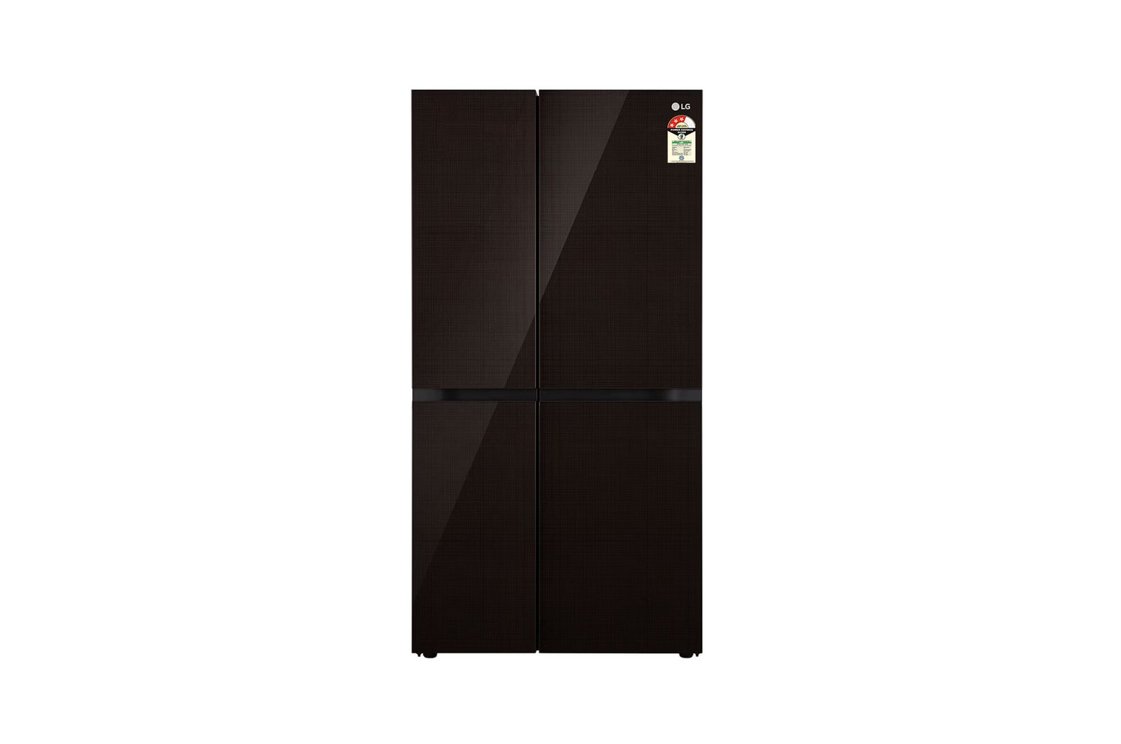 LG GL-B257DLN3 Side by Side Refrigerators front view