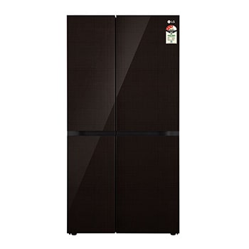 LG GL-B257DLN3 Side by Side Refrigerators front view