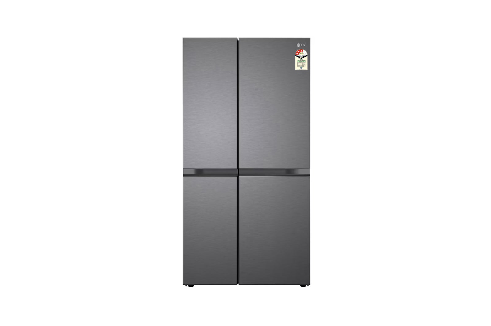 LG GL-B257JDS3 Side by Side Refrigerators front view