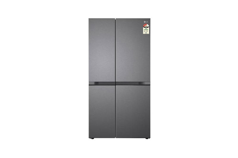 LG GL-B257JDS3 Side by Side Refrigerators front view