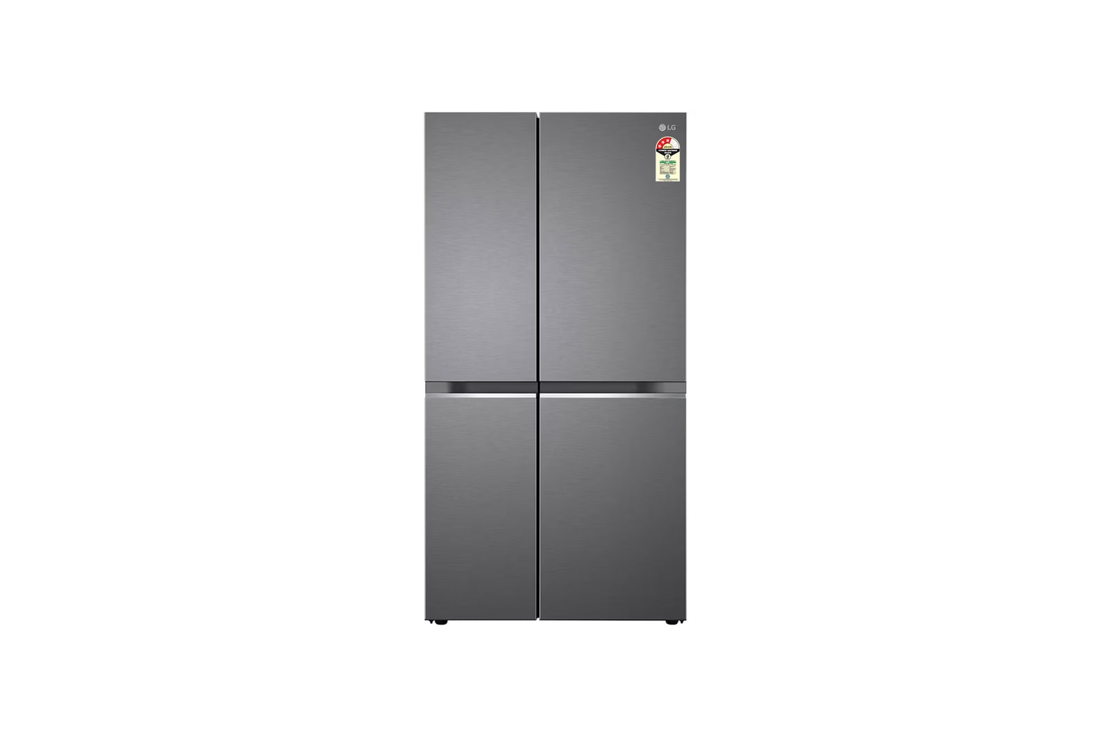 LG GL-B257HDS3 Side by Side Refrigerators front view