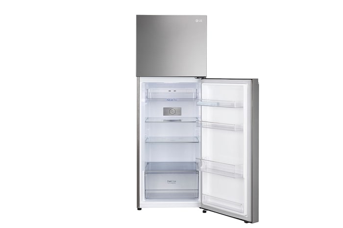 340 Litres Frost Free Refrigerator With Smart Inverter Compressor, Convertible Fridge, Smart Diagnosis™, Auto Smart Connect™, MOIST ‘N’ FRESH GL-S342SPZY Front View Bottom Door Open