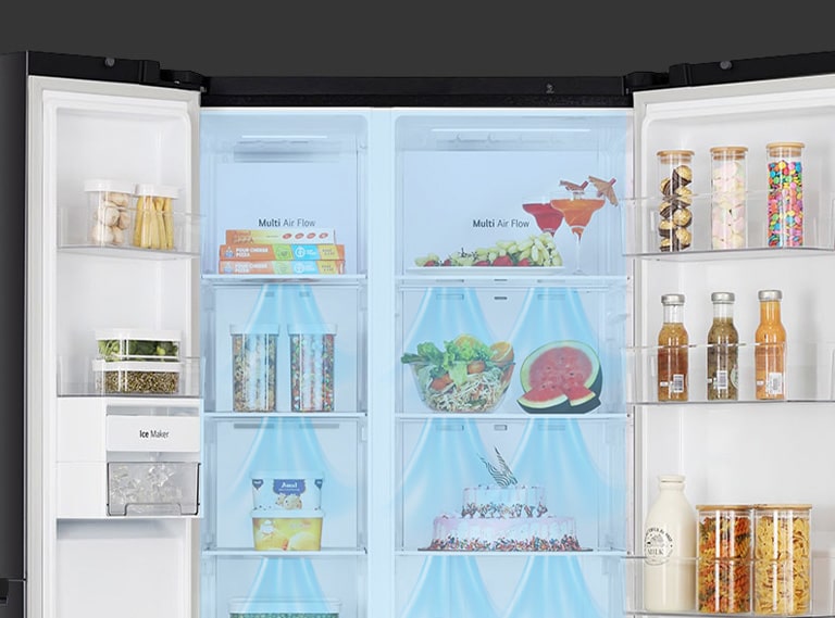 LG GL-B257HWBY Refrigerator Multi Air Flow