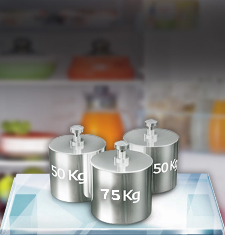 LG GL-B281BBCX 270 ltr Spillproof toughened glass shelves