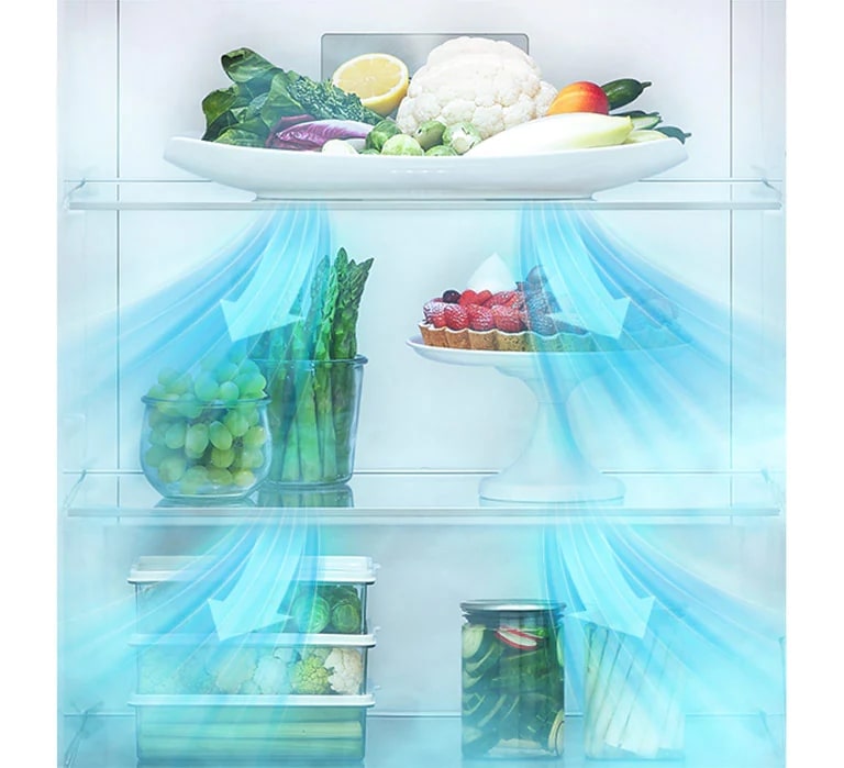 LG  GL-N382SDSY Refrigerator Multi Air Flow