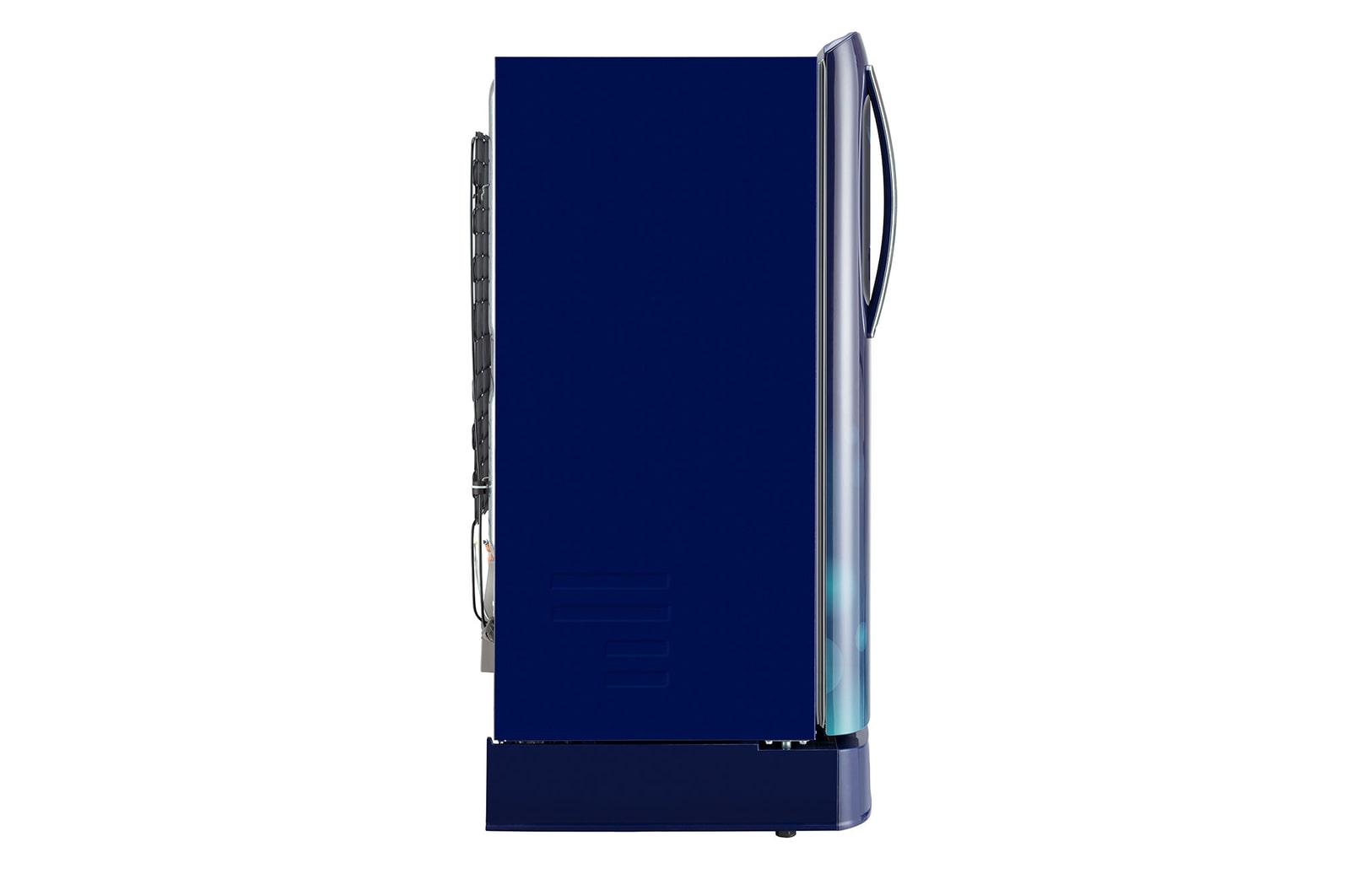 LG 201L Single Door Refrigerator with Smart Inverter Compressor, Base Stand Drawer, Blue Charm Finish, 5 Star, GL-D211HBCZ